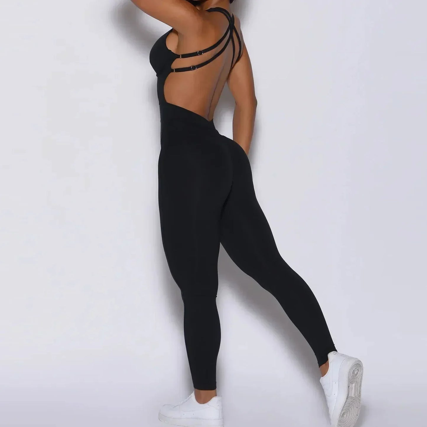 Fitness Woman Jumpsuit Set